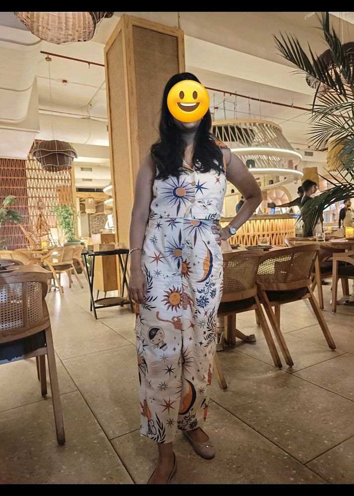 Celestial Print Jumpsuit