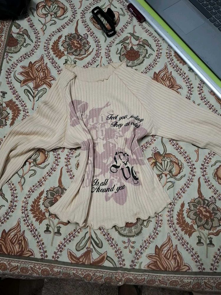 Cute Graphic Long Sleeve Top