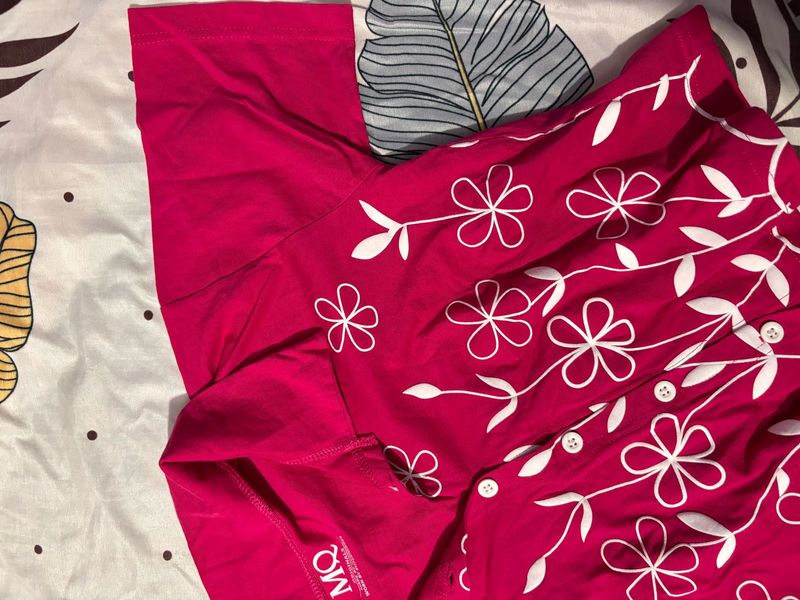 Vibrant Pink Floral top