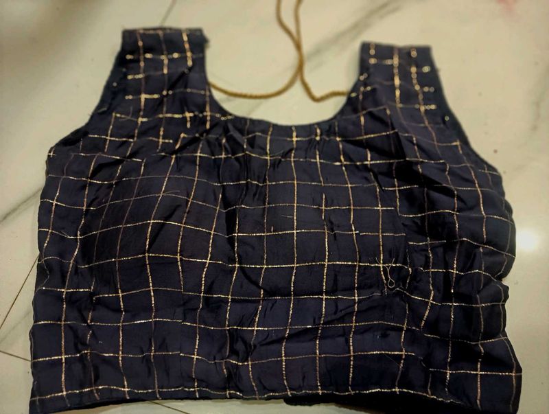 Stylish Navy Blue Blouse