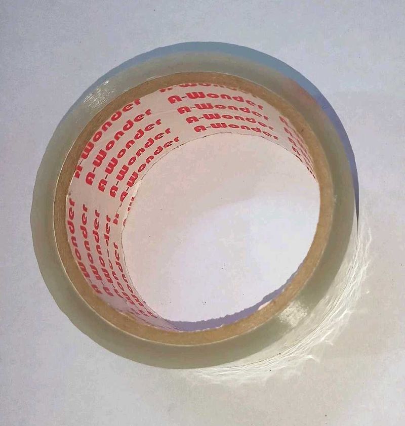 3 piece White transparent  Packing Tape
