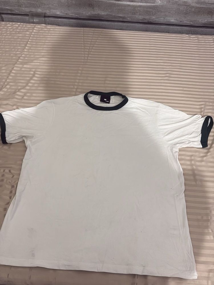 White Ringer T-Shirt