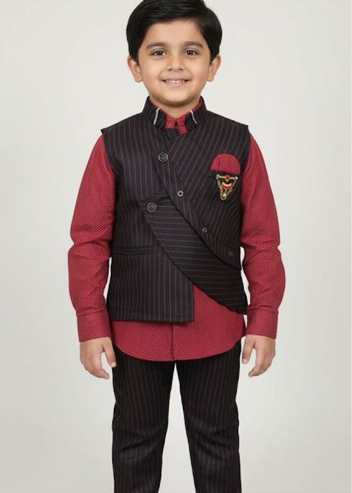 Birthday 3 piece suit-Boy's Festive Outfit