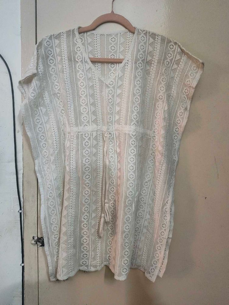 Boho Crochet Cover-Up Tunic
