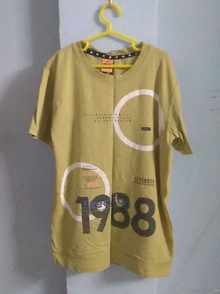 Olive Green Graphic Tee