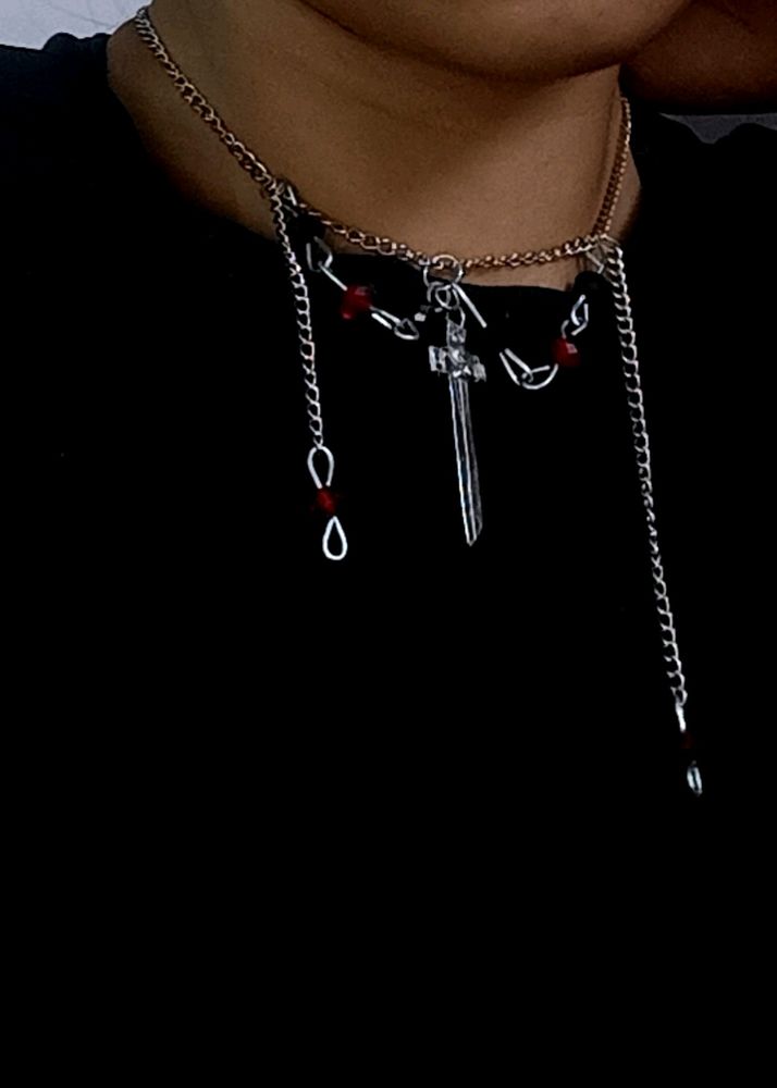 Swords And Slashes Necklace