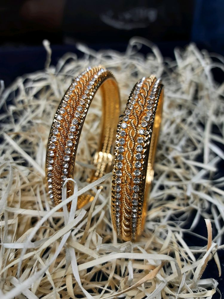 Beautiful and Stunning Gold Plated Bangles 👌