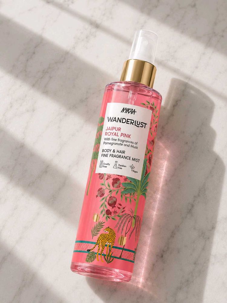Nykaa Wanderlust Jaipur Royal Pink Mist 10ml