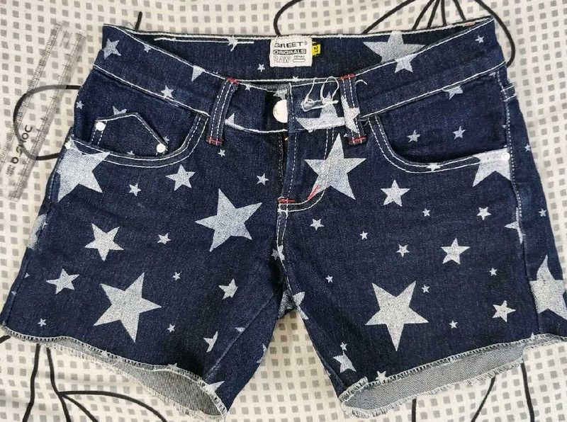 Y2k low rise Denim Shorts