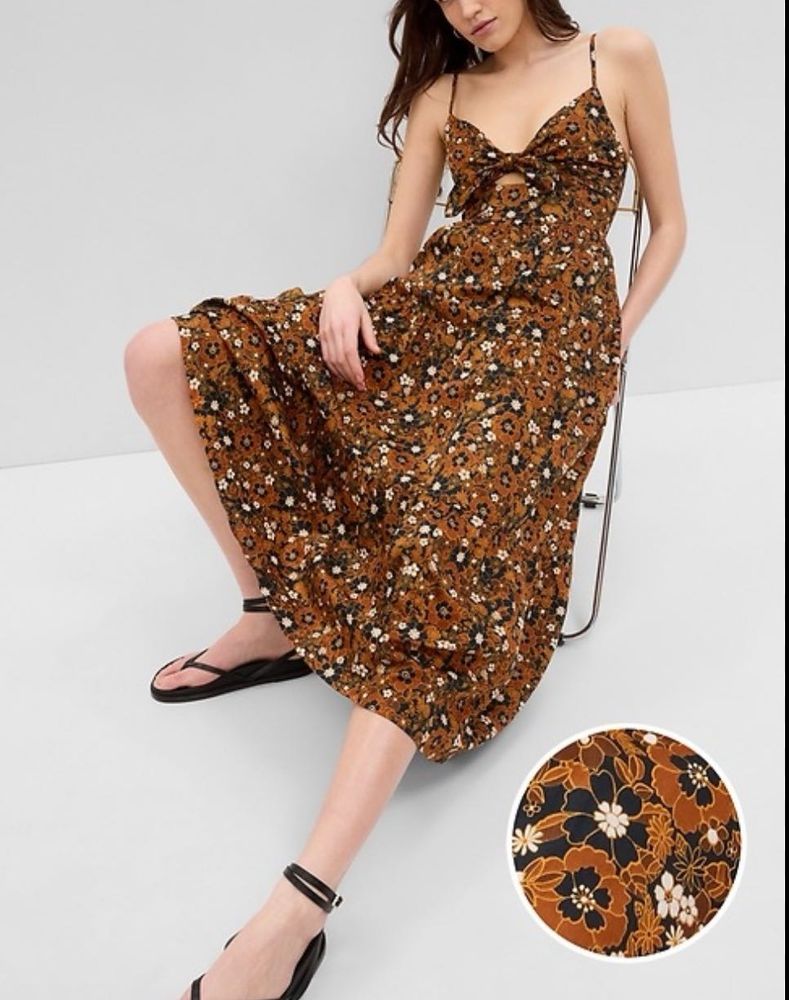 GAP Floral Print Maxi Dress