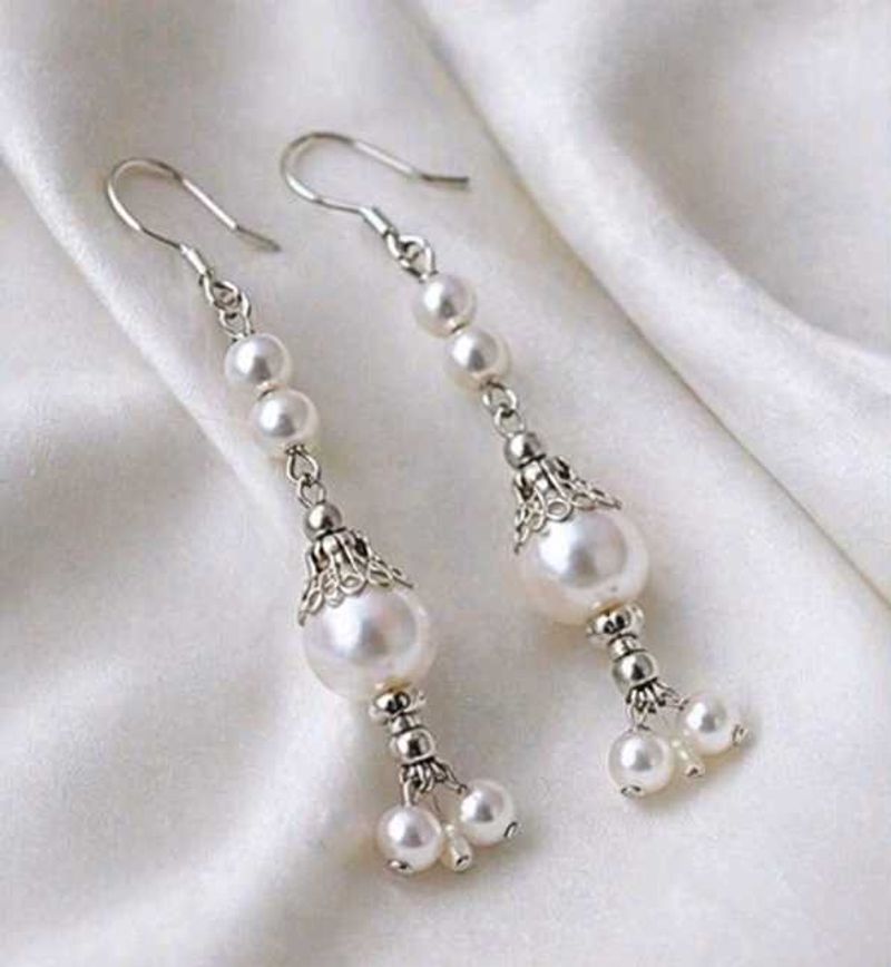 Elegant Pearl Drop Earrings