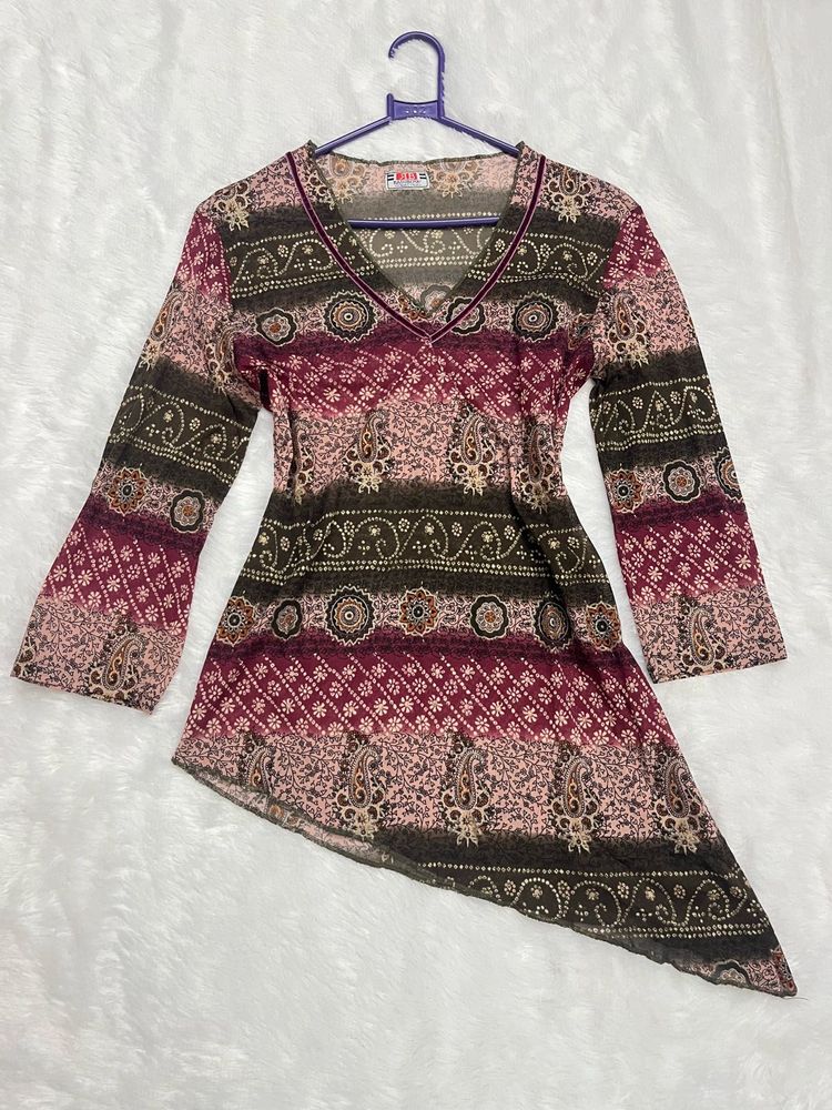 Y2k desi Asymmetrical Top✨