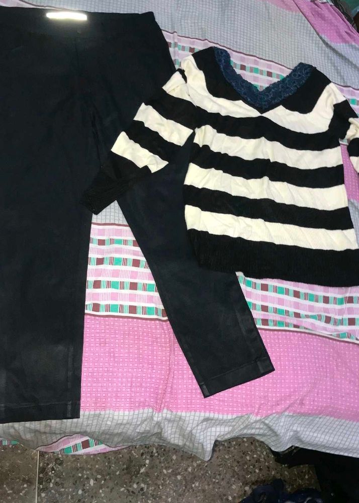 sweater and trouser set