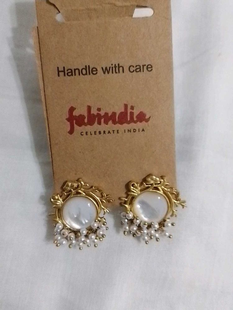 Fabindia Mother of Pearl Earring