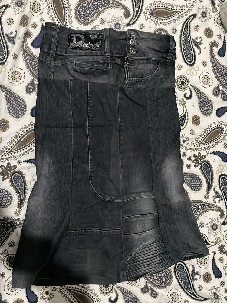 Denim  Skirt