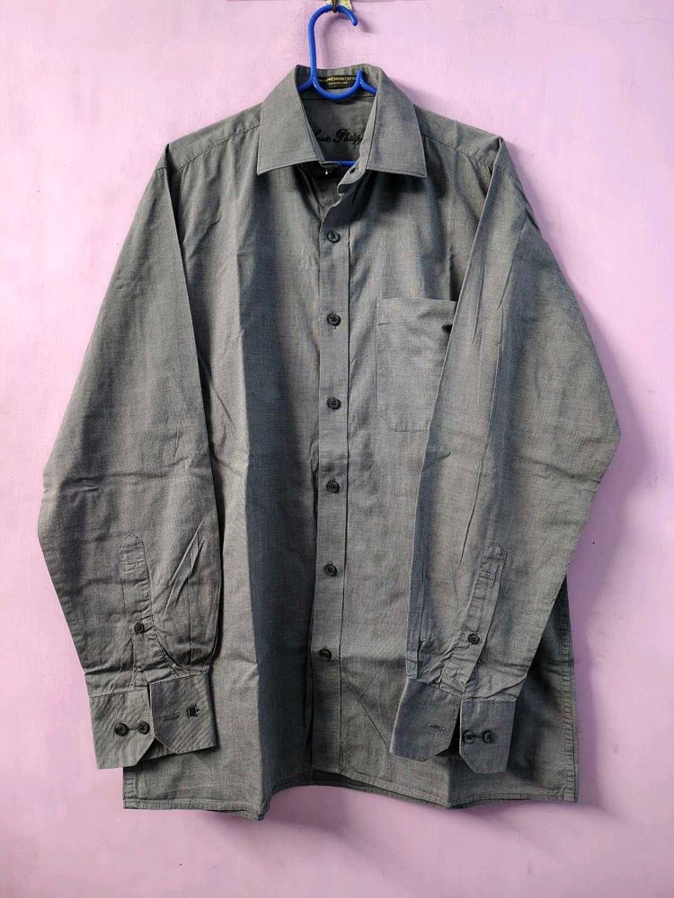 Classic Grey Long Sleeve Shirt