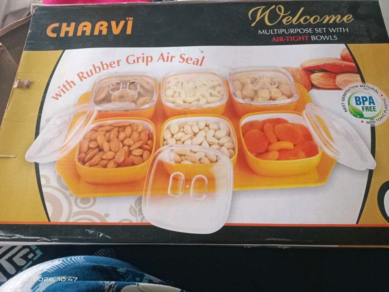 Air-Tight Bowl Set of 6 multipurpose
