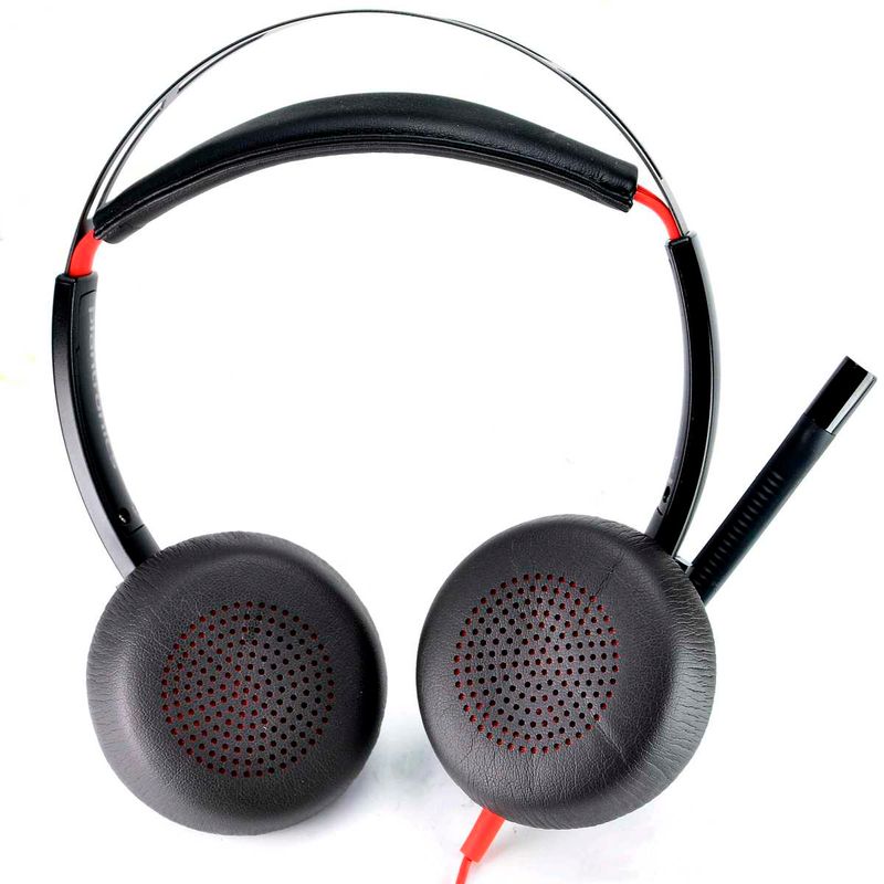Black Over-Ear Headset with Mic