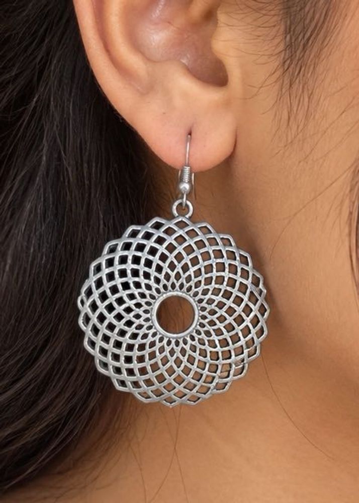 Unique Mandala Design Earrings