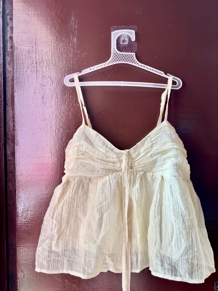 Boho Cream Cami Top