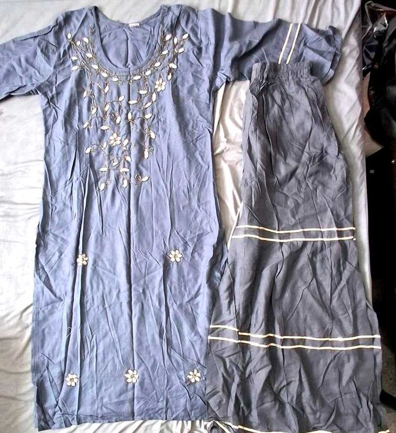 Embroidered Kurta Set