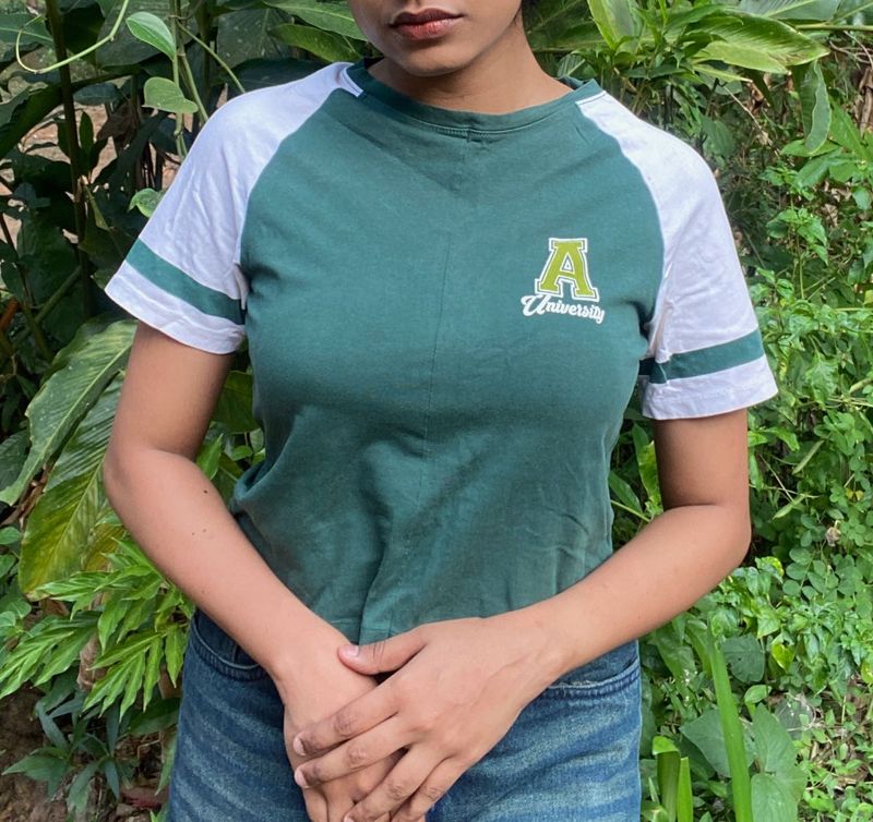 Green University Graphic Tee