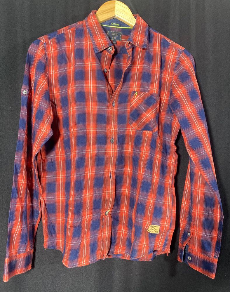 Blue &amp; brown Shirts (woman)