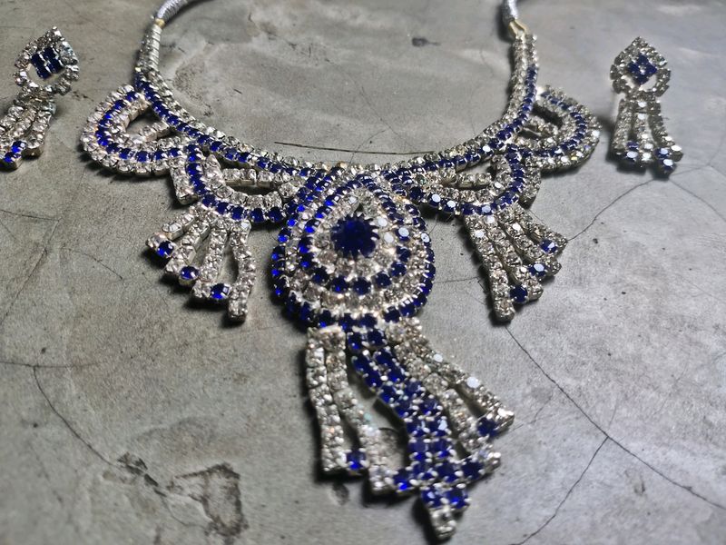 Blue Jewellery Set