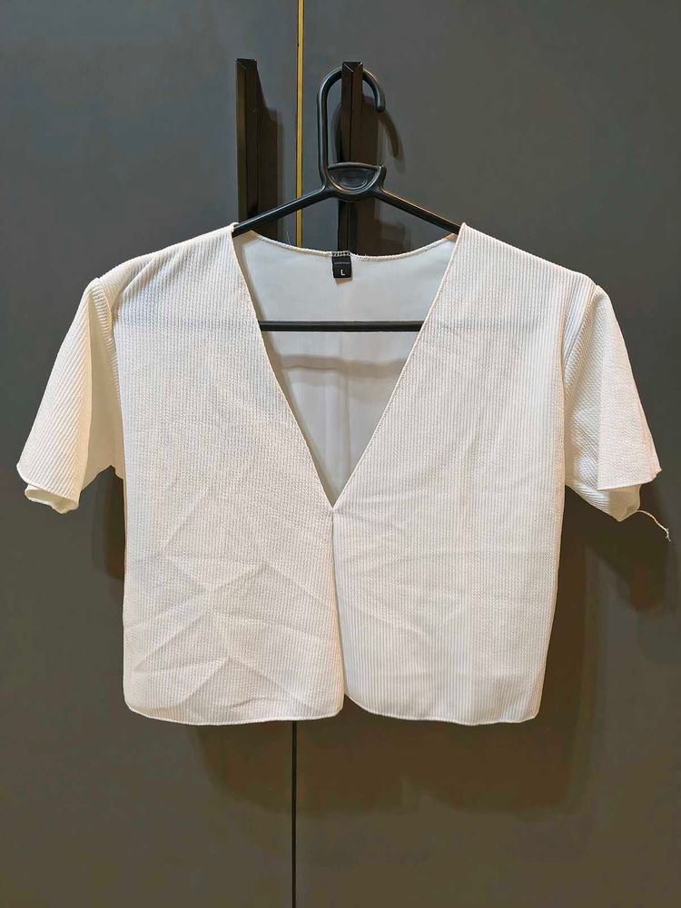 white solid top