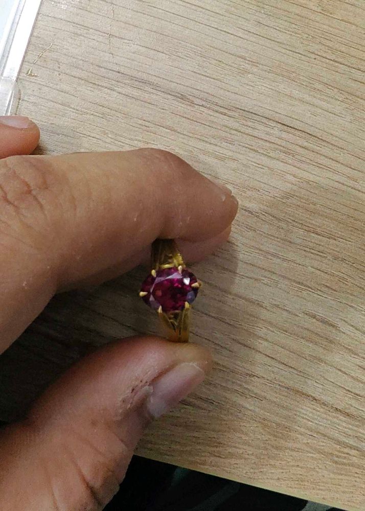 red garnet stone