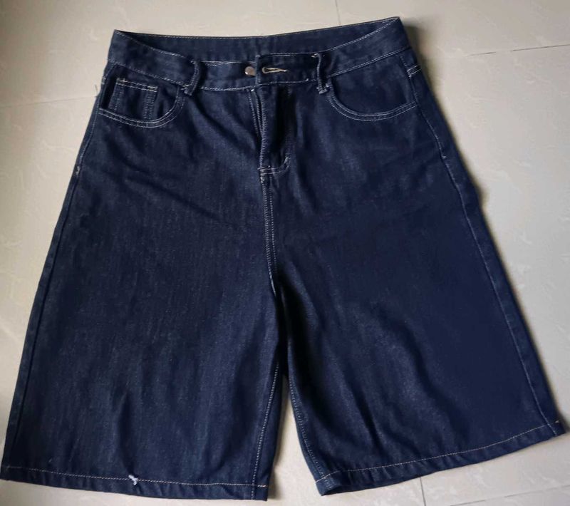 Jorts Dark Wash Denim