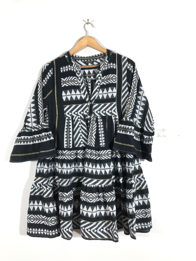 Black Flared Dress (Women’s)