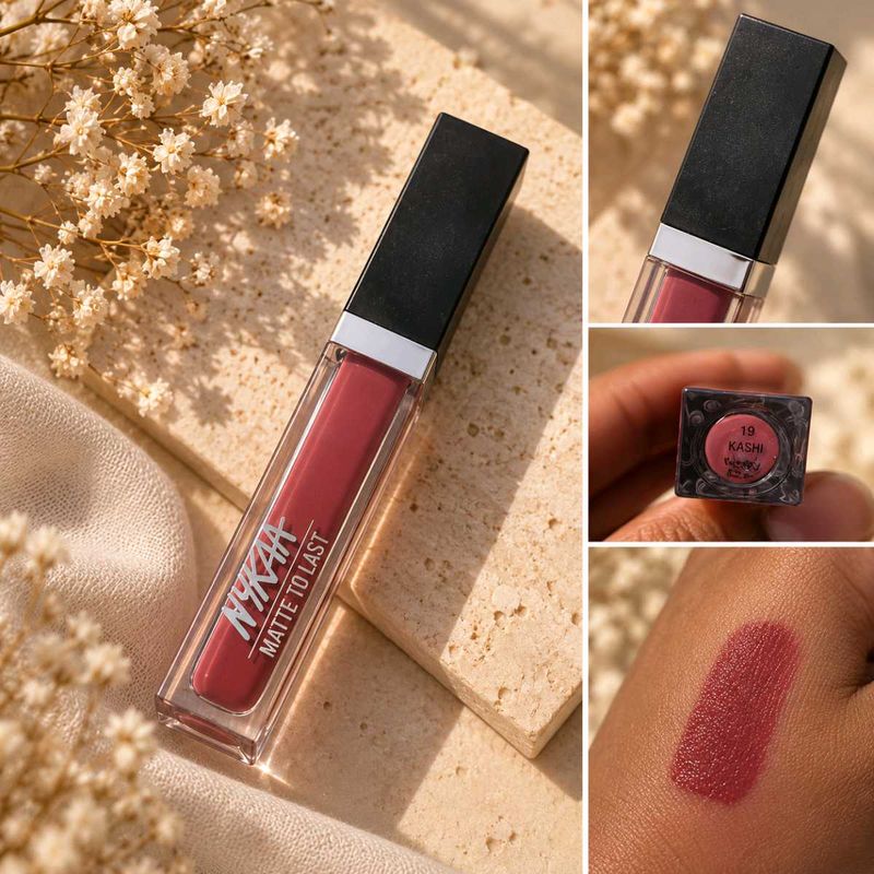 Nykaa Matte To Last Lipstick shade 19 - Kashi