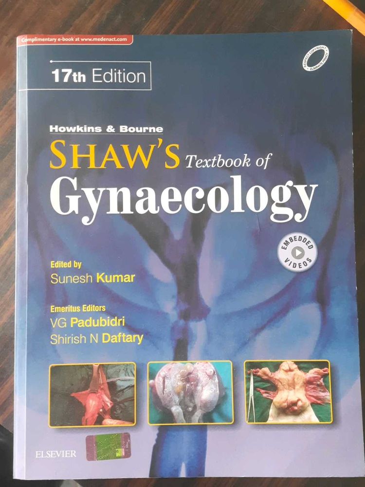 SHAW'S textbook of Gynaecology 17th edition