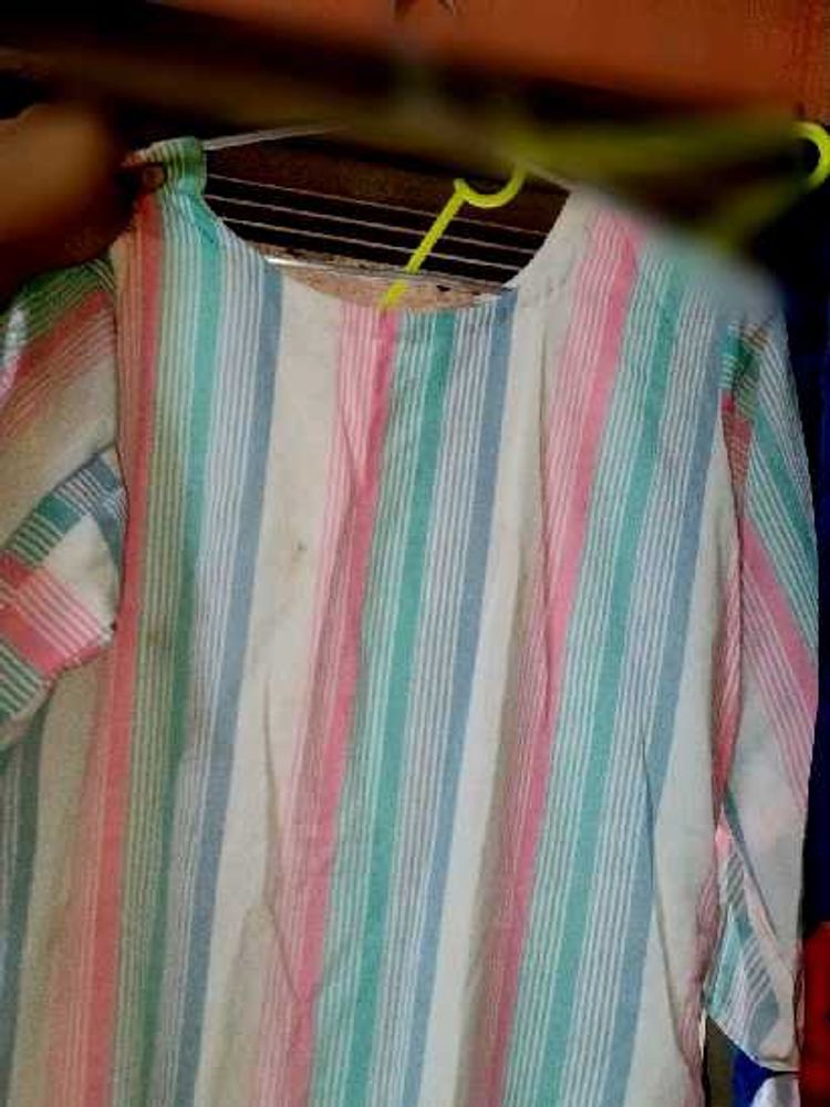 Striped Cotton Kurta