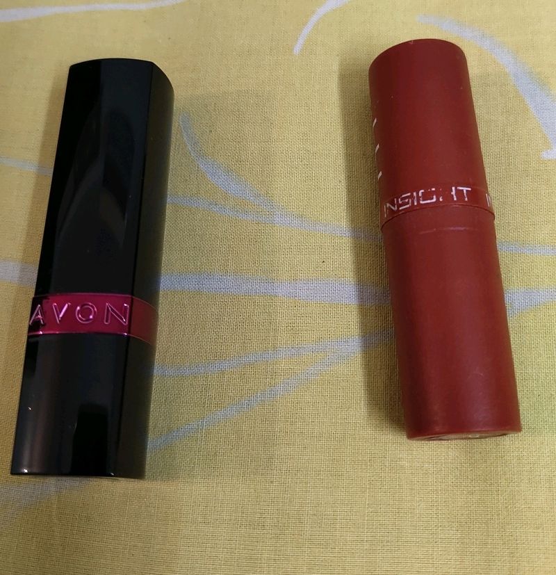 Two Lipsticks Avon And Insight