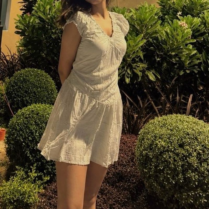 Chic White Mini Dress