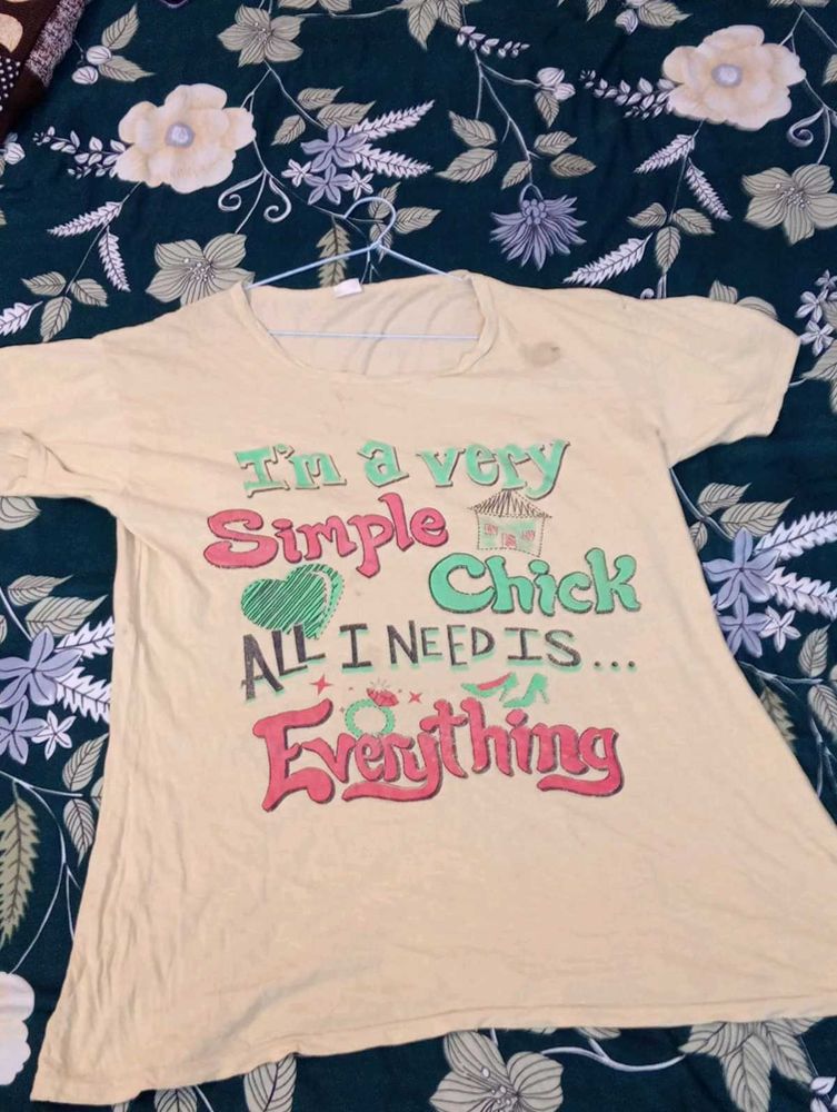 Simple Chick Graphic T-Shirt