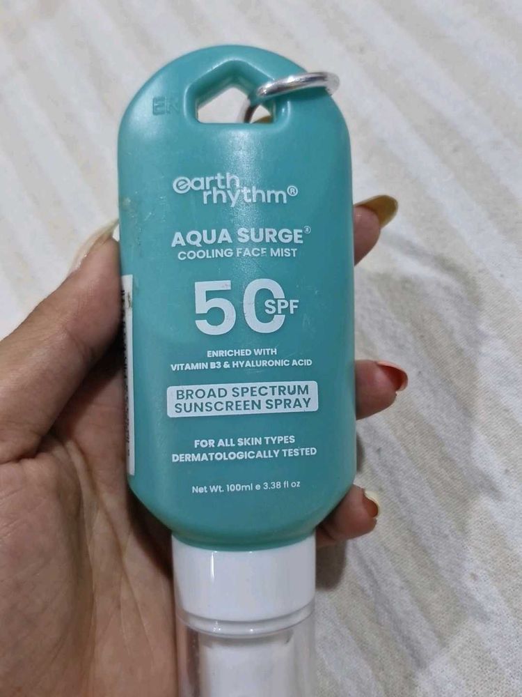 Earth Rhythm Aqua Surge Cooling Face Mist SPF 50