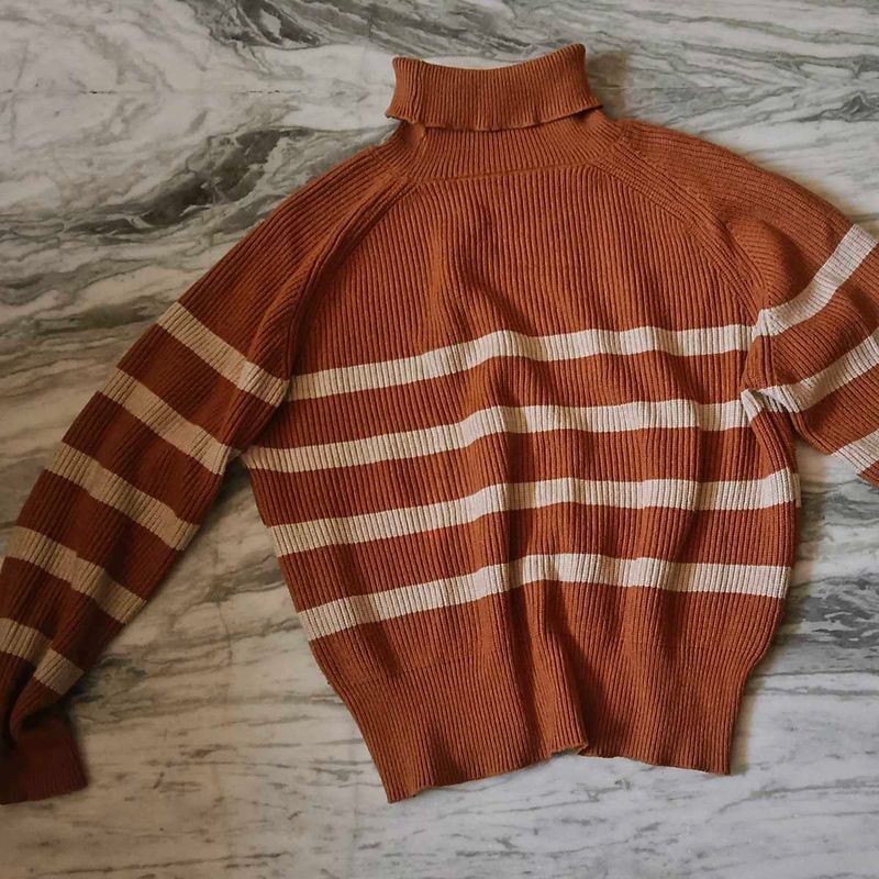 Ribbed Solid Zebra Print Asthetic Sweatshirt 🙈🤎