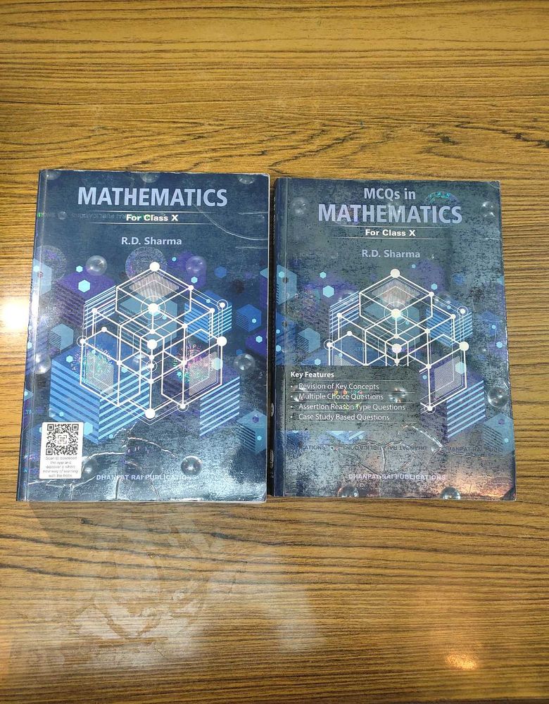 R.D. Sharma Class 10 Maths Combo + MCQ Book
