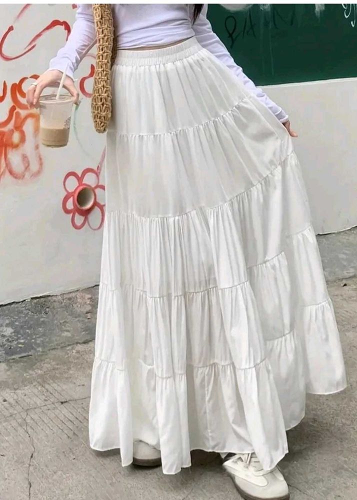 Flowy Tiered Maxi Skirt