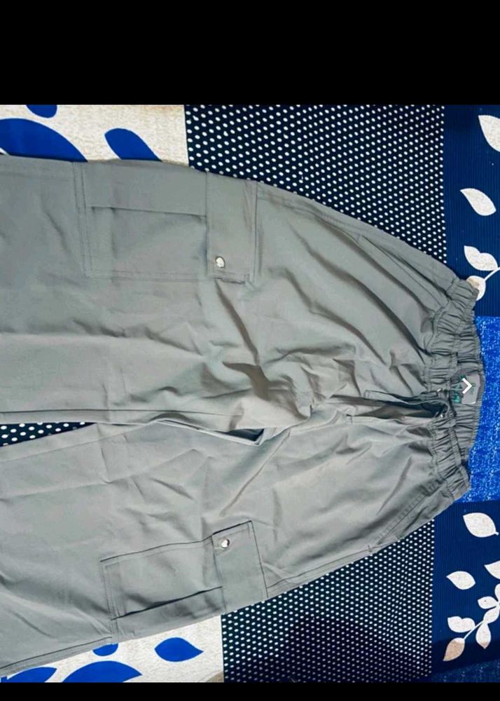 baggy grey cargo unisex ...