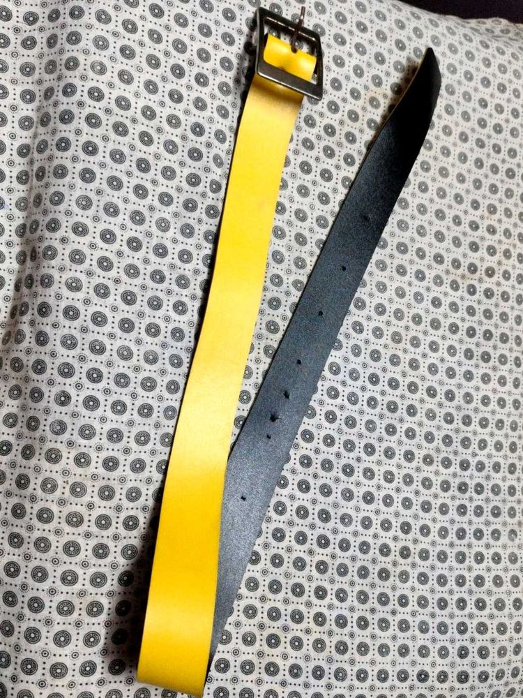 Yellow &amp; Black Belt (Pack Of 2)