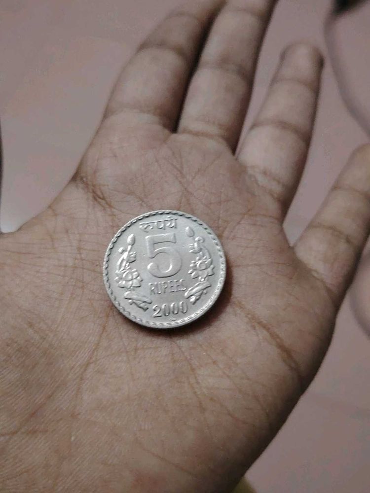 Perfect UNC Coin Of 5rs