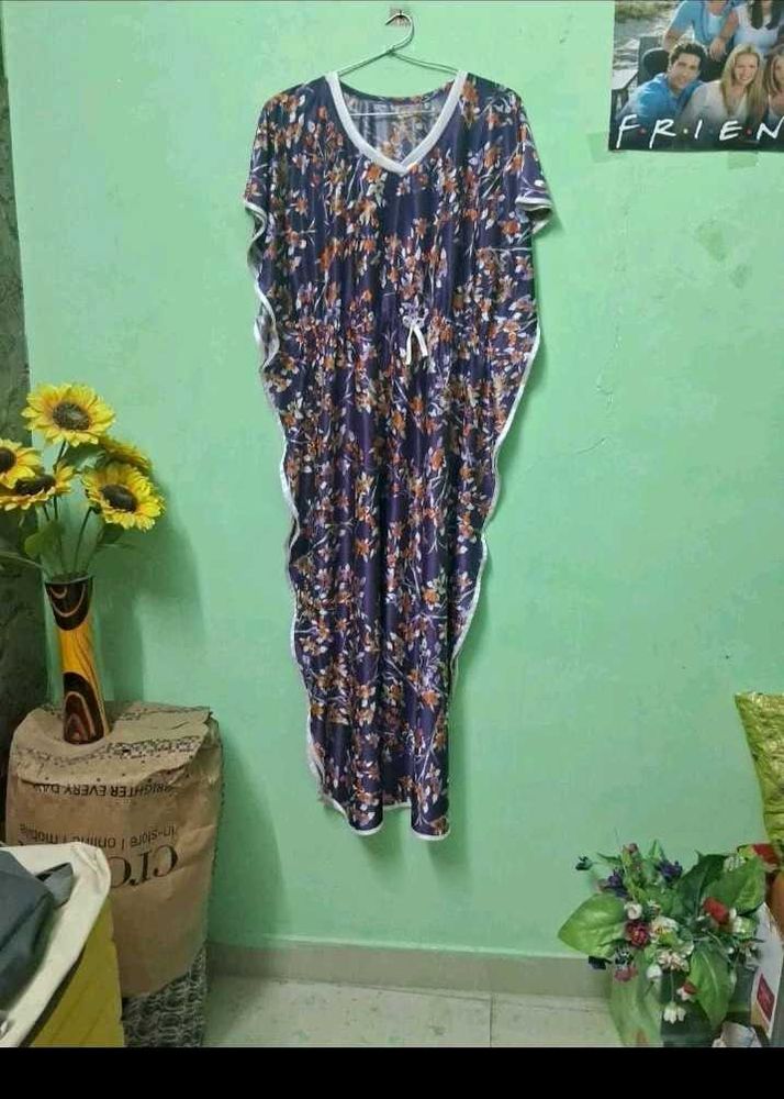 Floral Kaftan Style Maxi Dress