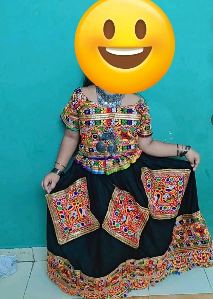 Embroidered Gujarati Chaniya Choli