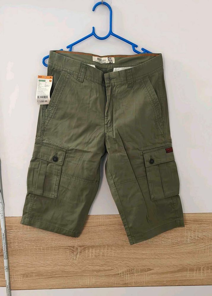 RIG Olive Cargo Shorts