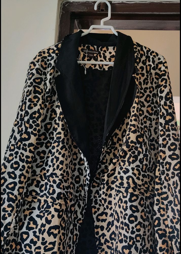 Animal Print Blazer