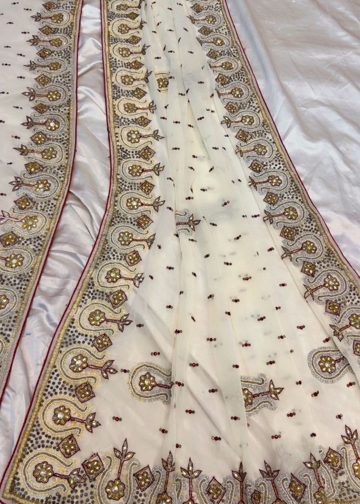 Emblished saree